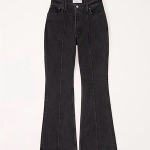 Women's Black Flared Jeans